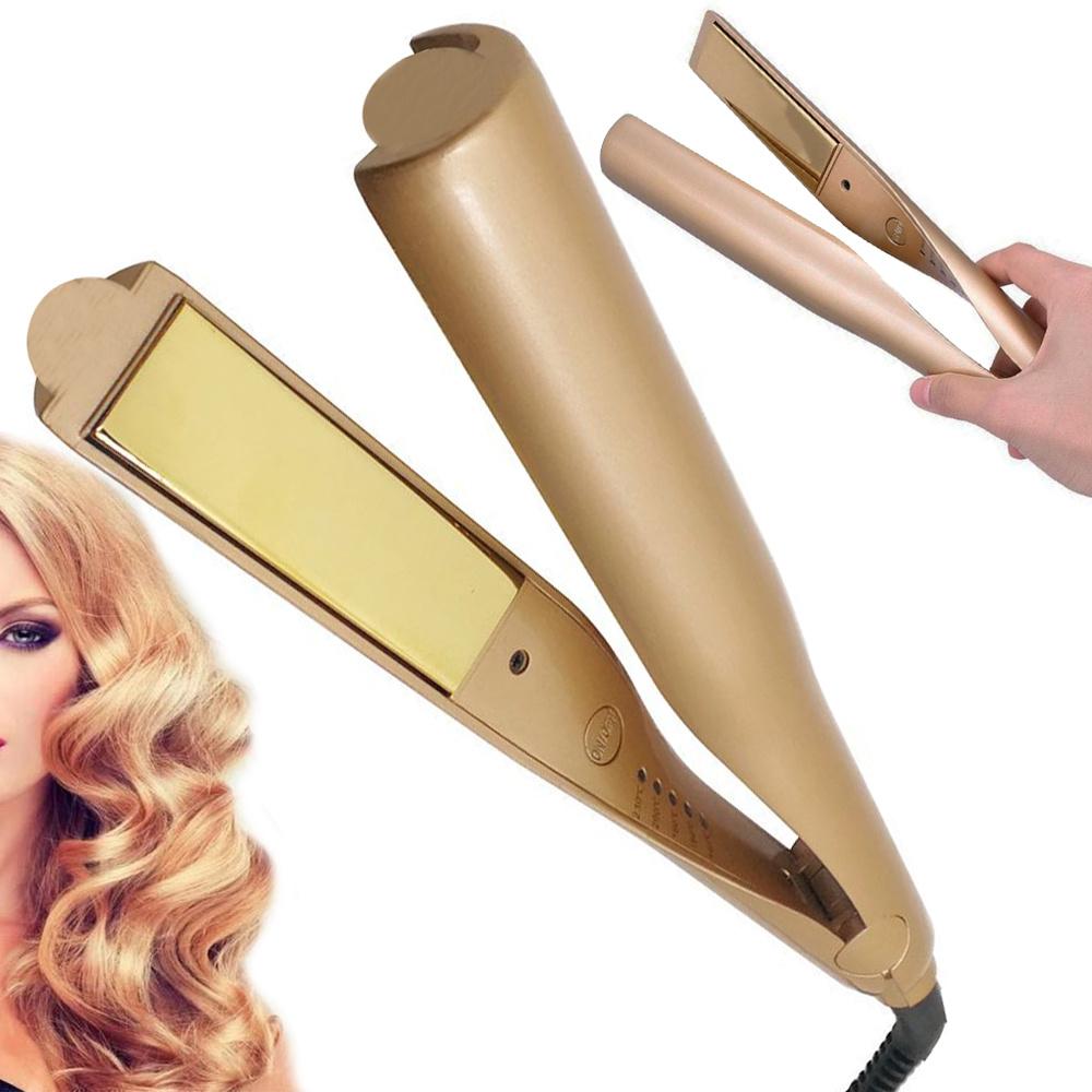 Product Image for 2i1 keramisk Plattång / Locktång med temperaturkontroll