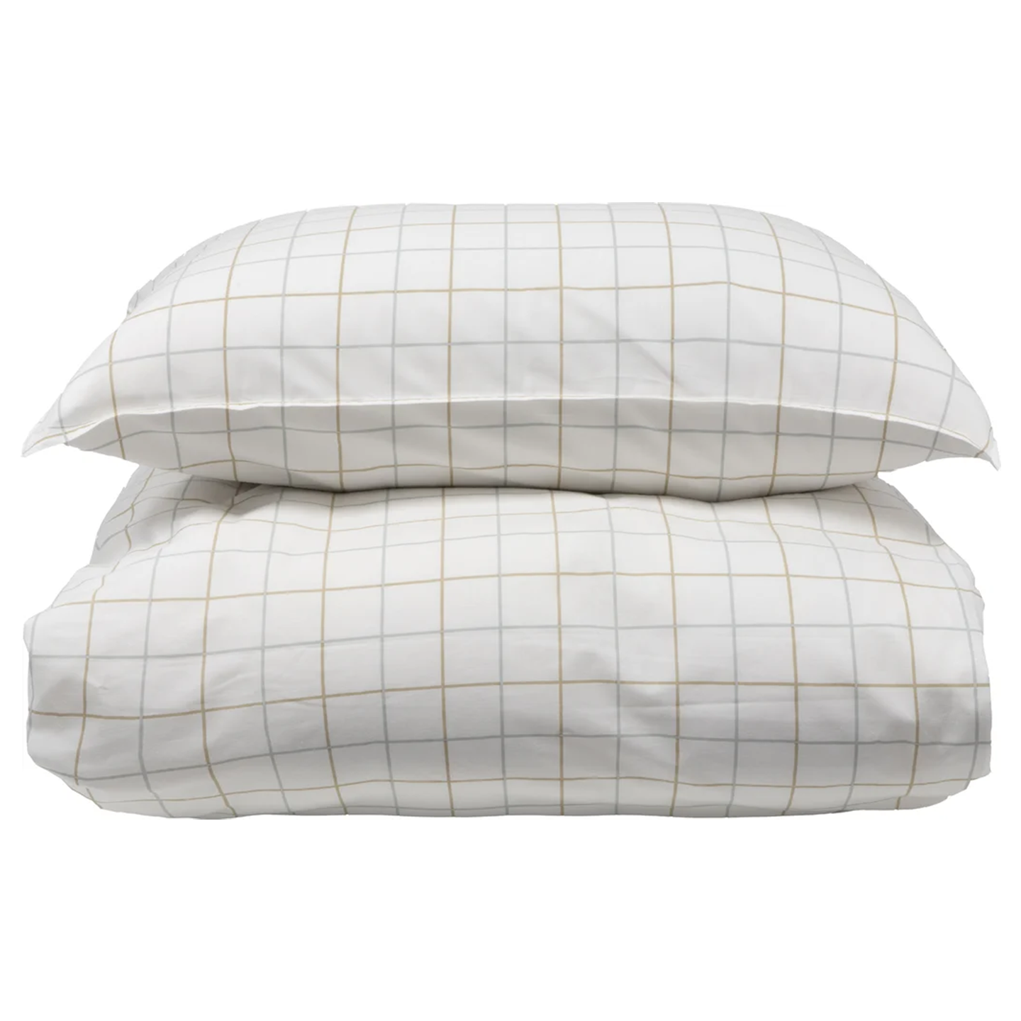 Borås Cotton Lumi bäddset 150x210 taupe