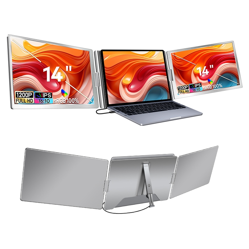 Tri-Screen S688 portable monitor 14"
