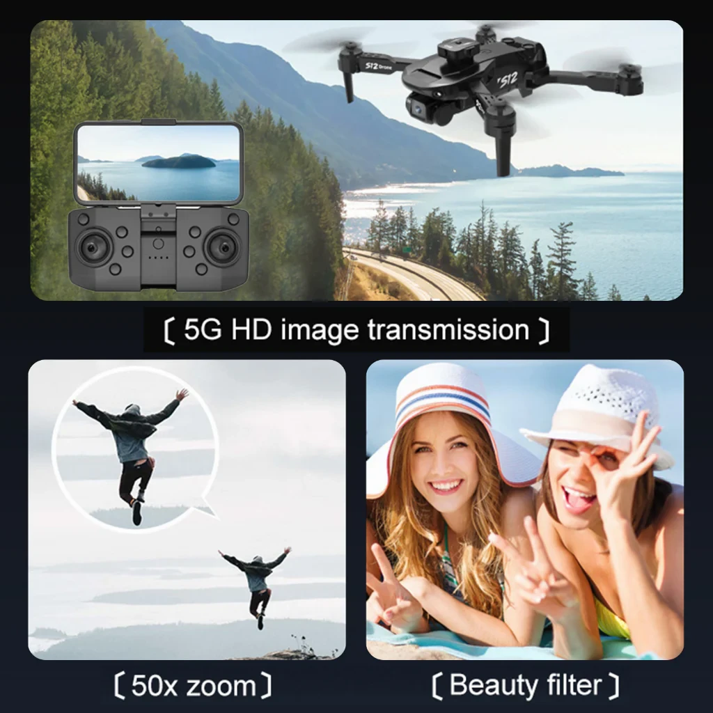 8K HD-kamera hinder-unngående drone (4 av 10)