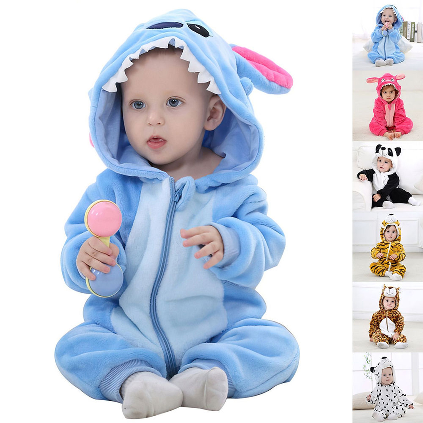 Product Image for Søte myke dyre-rompers for barn