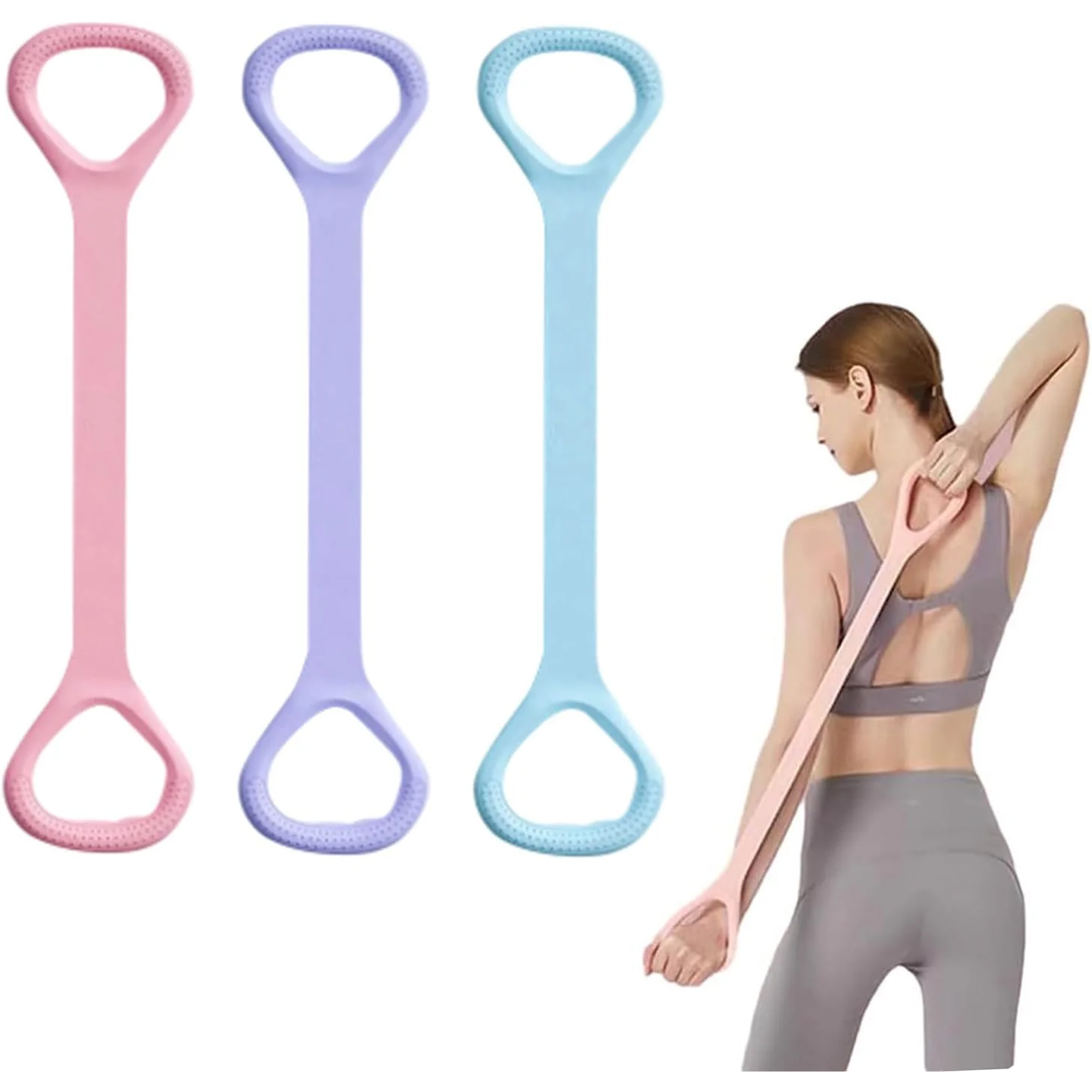 Motståndsband helkroppsträning 3-pack