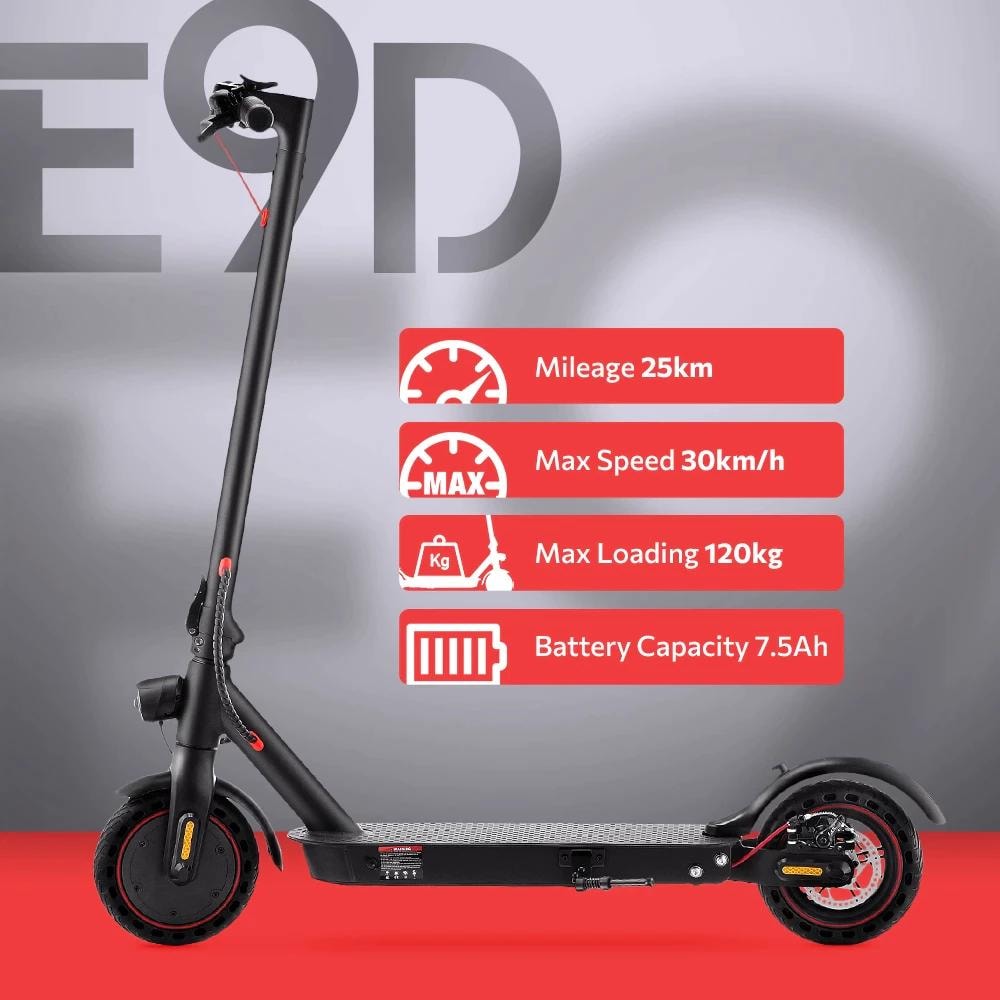 iScooter E9D Elektrisk Smart Scooter 30km/h (2 av 10)