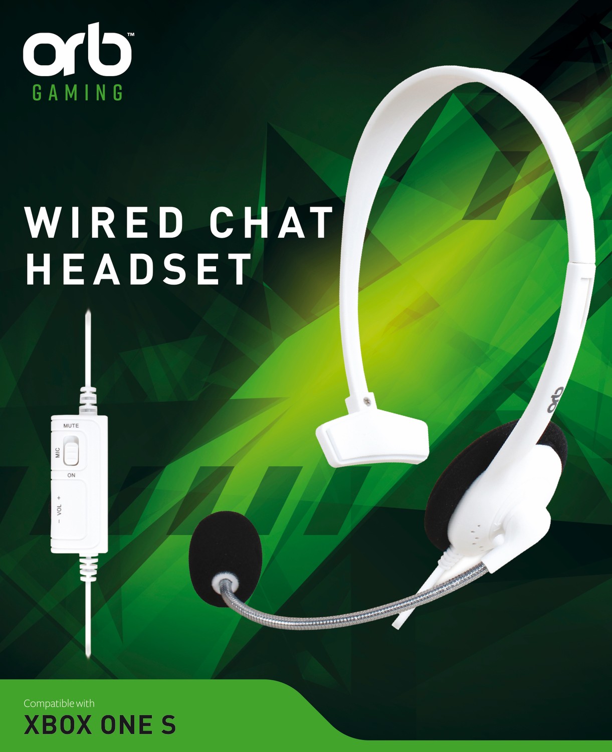 Product Image for Xbox One S Chat Headset vit