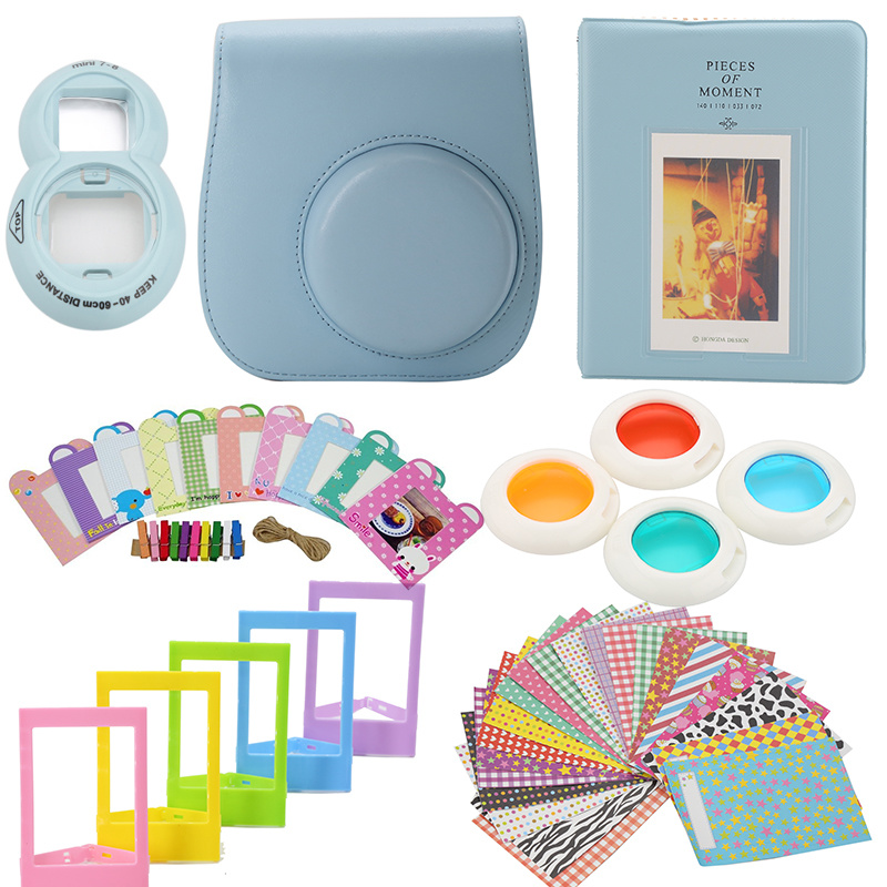 Product Image for Tillbehörsset för Fujifilm Instax Mini 8 / 9 - Ljusblå