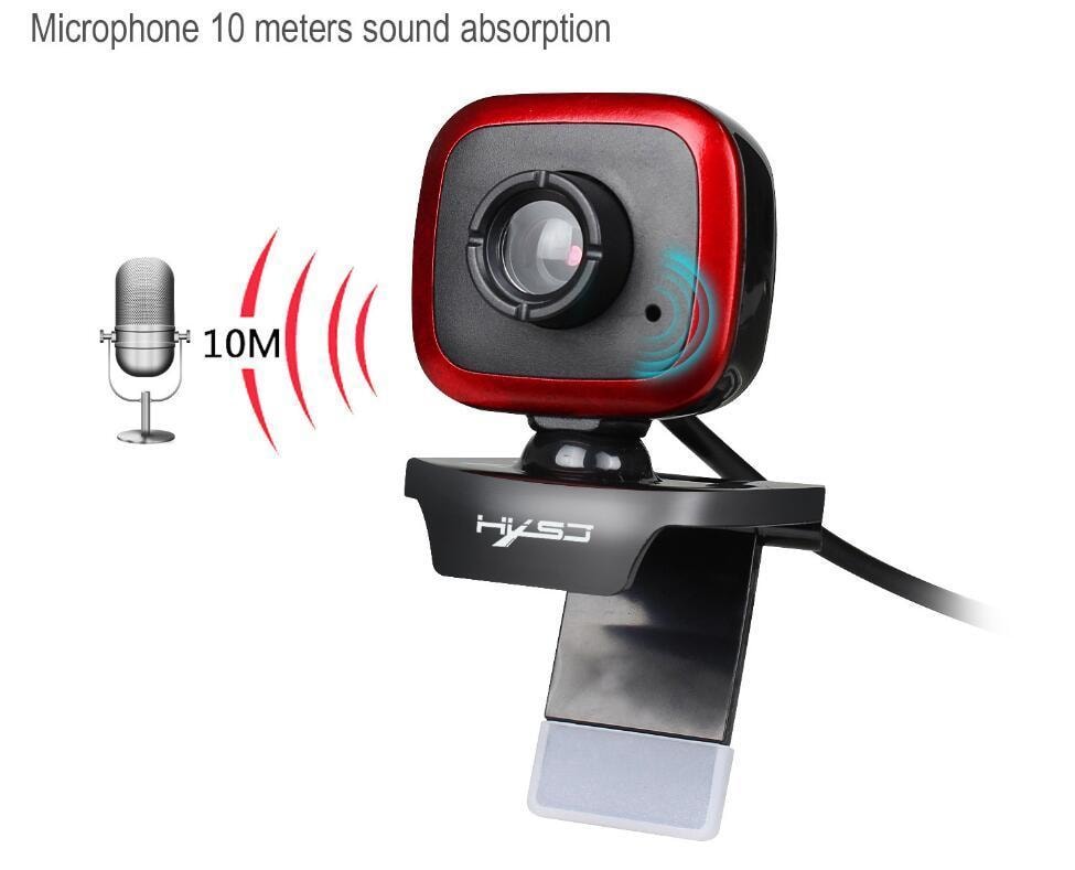 Webbkamera 360 Grader med Inbyggd Mikrofon – Perfekt för Samtal (6 av 12) (7 av 12)