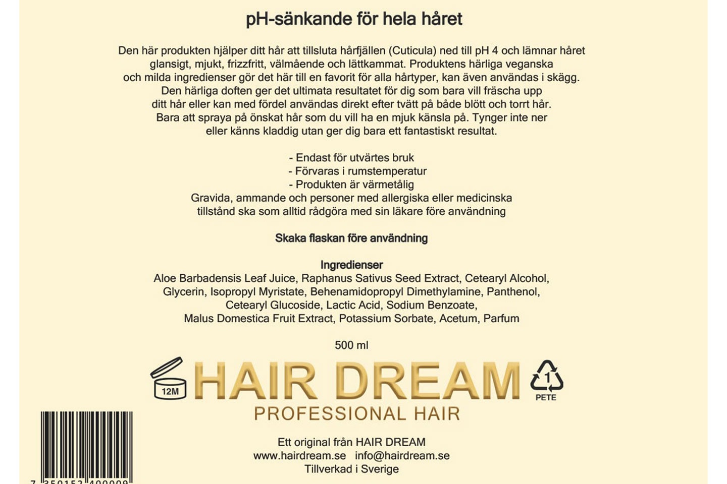 Hair Dream Daikon 500 ml (5 av 10)