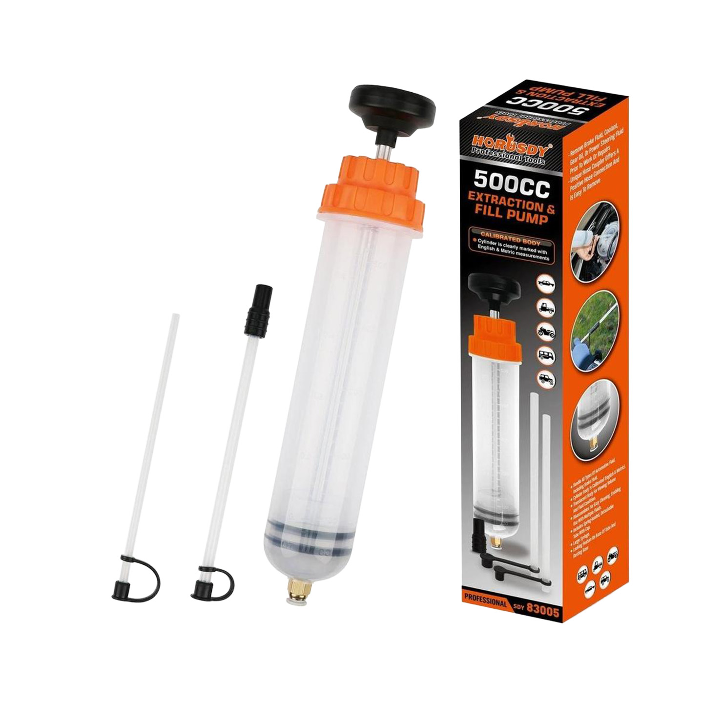 Væskesugepumpe 500 ml