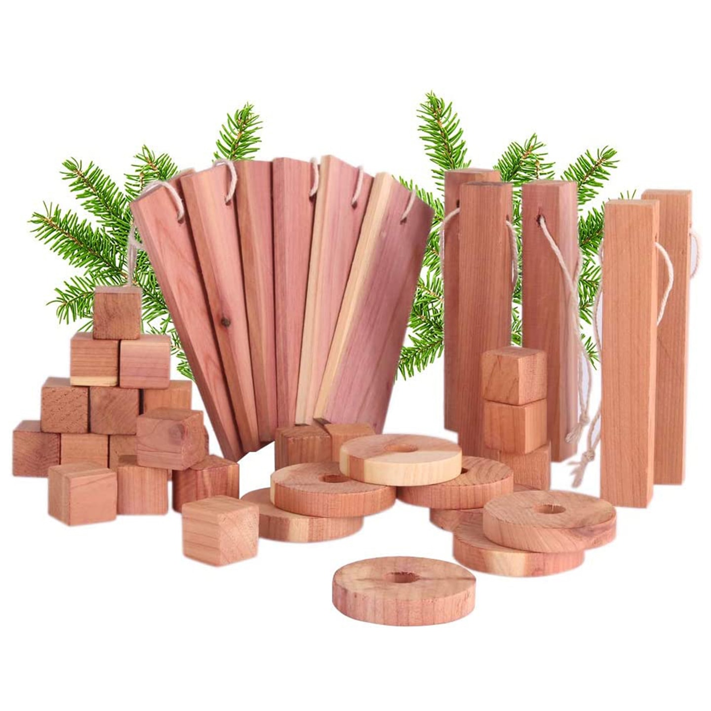 Set av cederträ block (1 av 5)