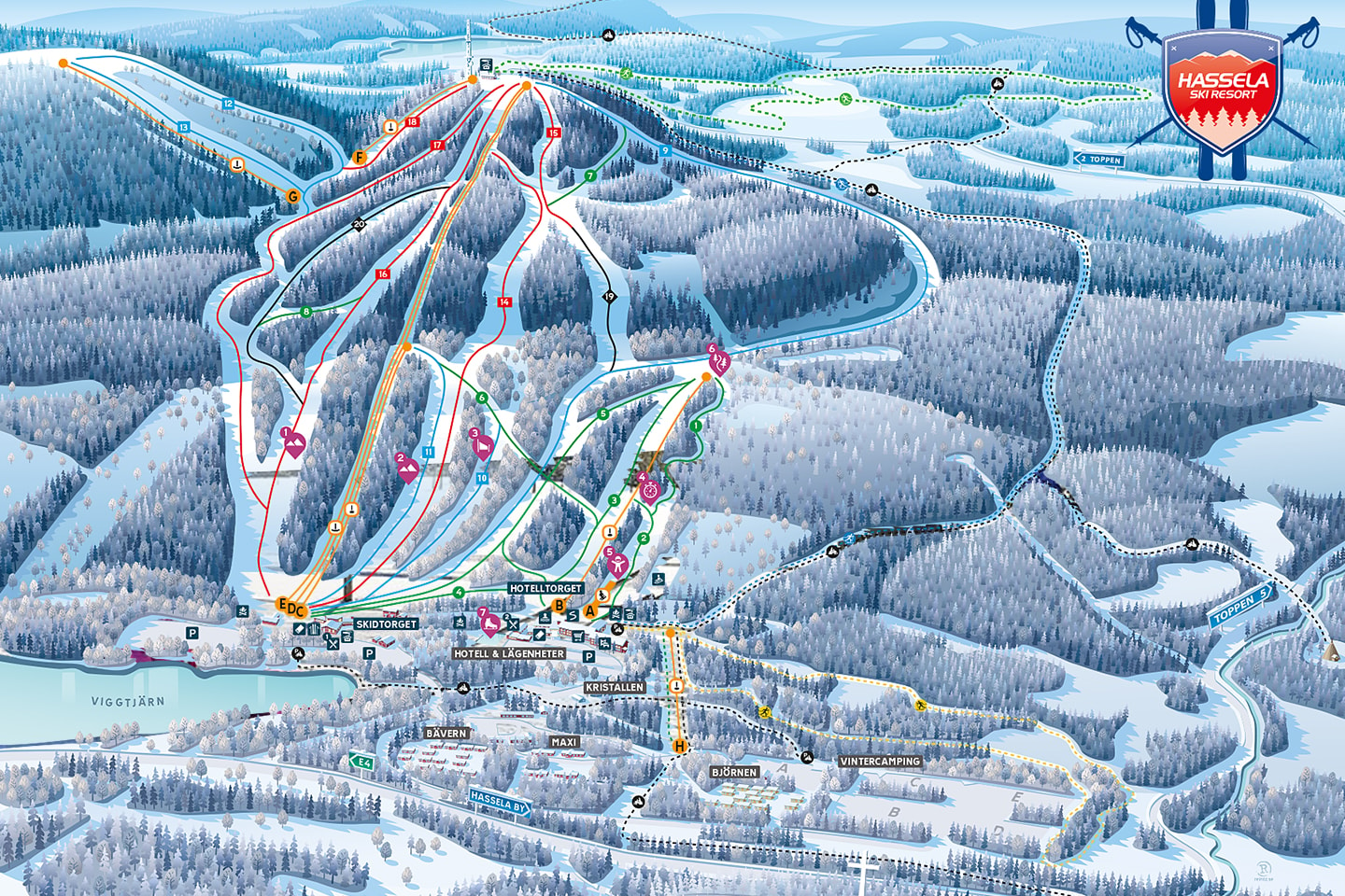 Kortvecka på Hassela Ski Resort, gäller vecka 5-7 (2 av 15)