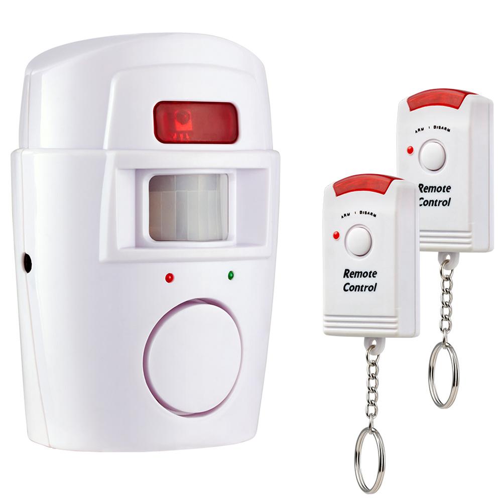 Product Image for Trådlöst rörelsedetektorlarm + 2 nyckelbrickor 105dB