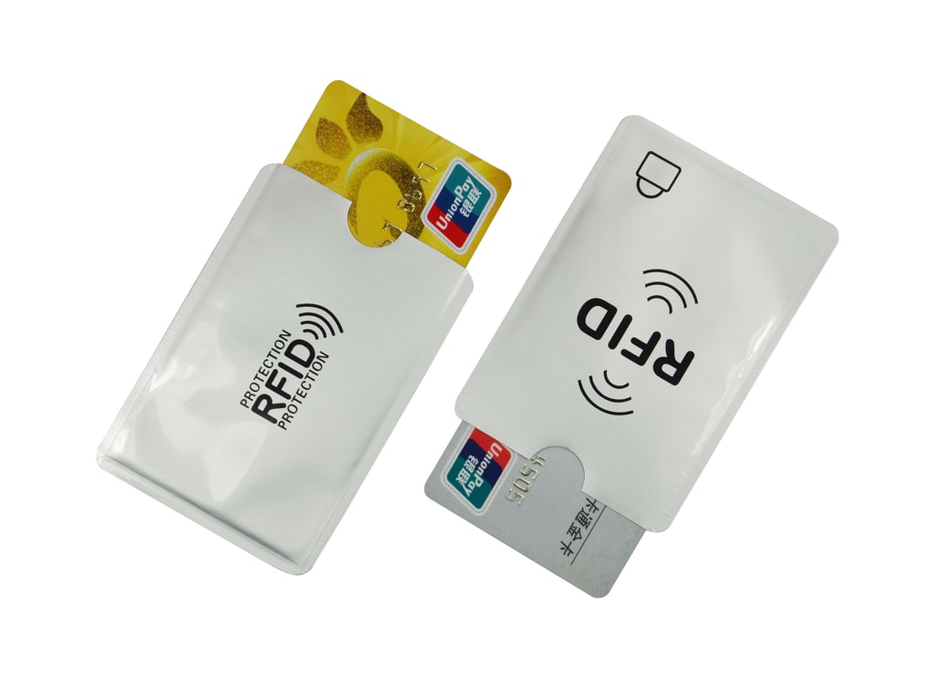 2x RFID-blockerande korthållare (1 av 3)