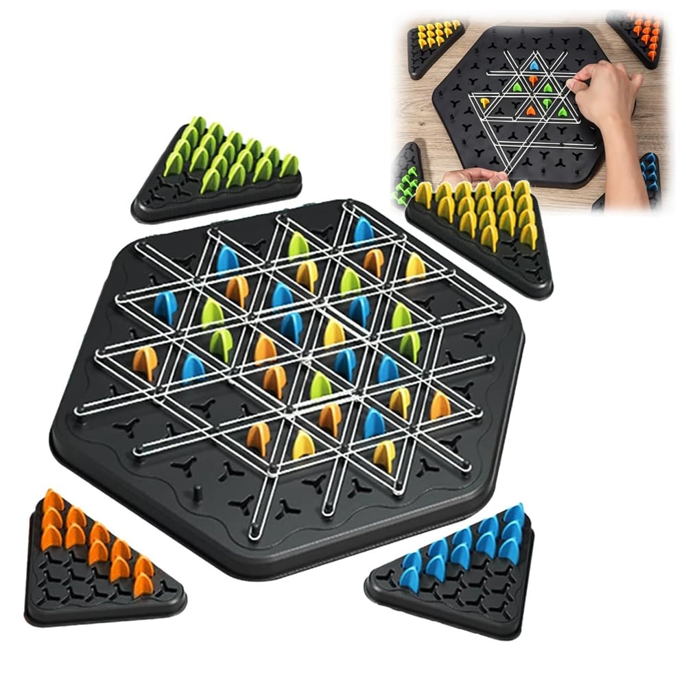 Strategiskt gummibandsspel familjespel sällskapsspel