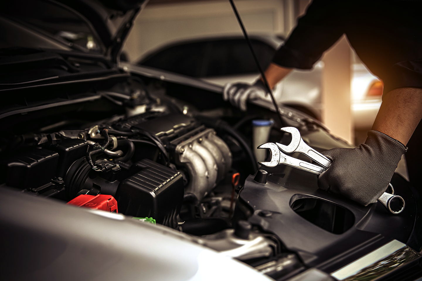 Bilservice hos Däck Dax på Ringön vid Hisingen