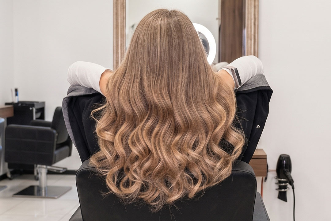 Klippning av toppar med slingor eller balayage inkl. nyansering i Helsingborg