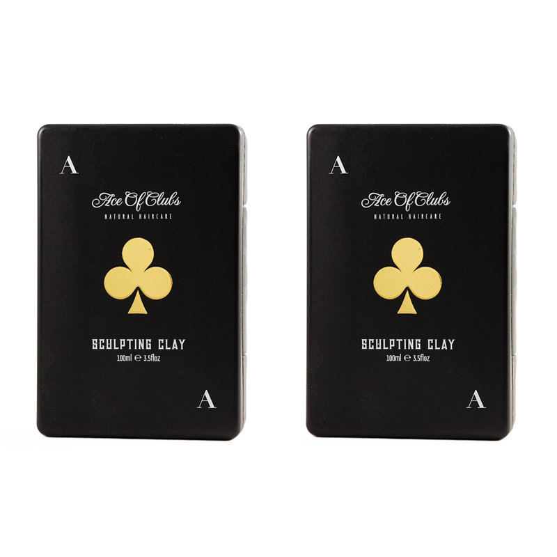 Product Image for 2-pack Ace of Clubs Natural Haircare Sculpting Clay 100ml