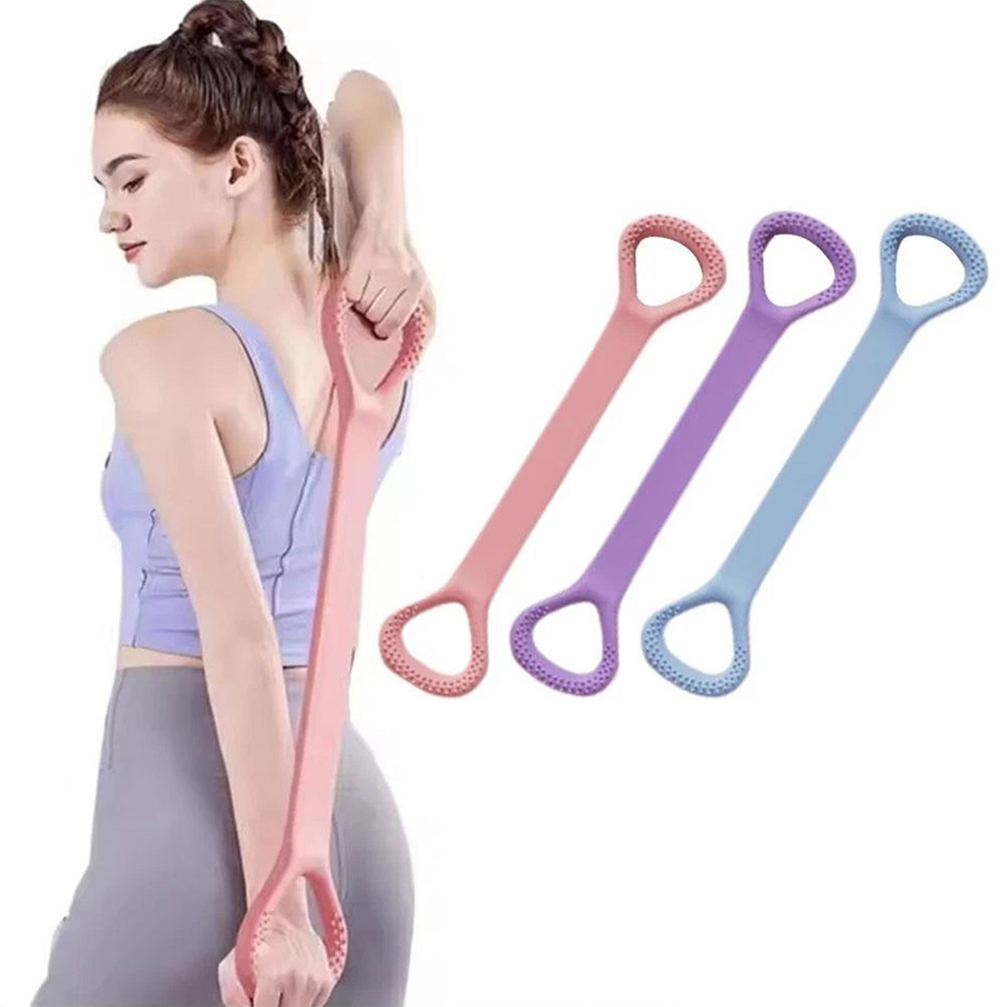 Mångsidigt motståndsband för yoga och styrketräning