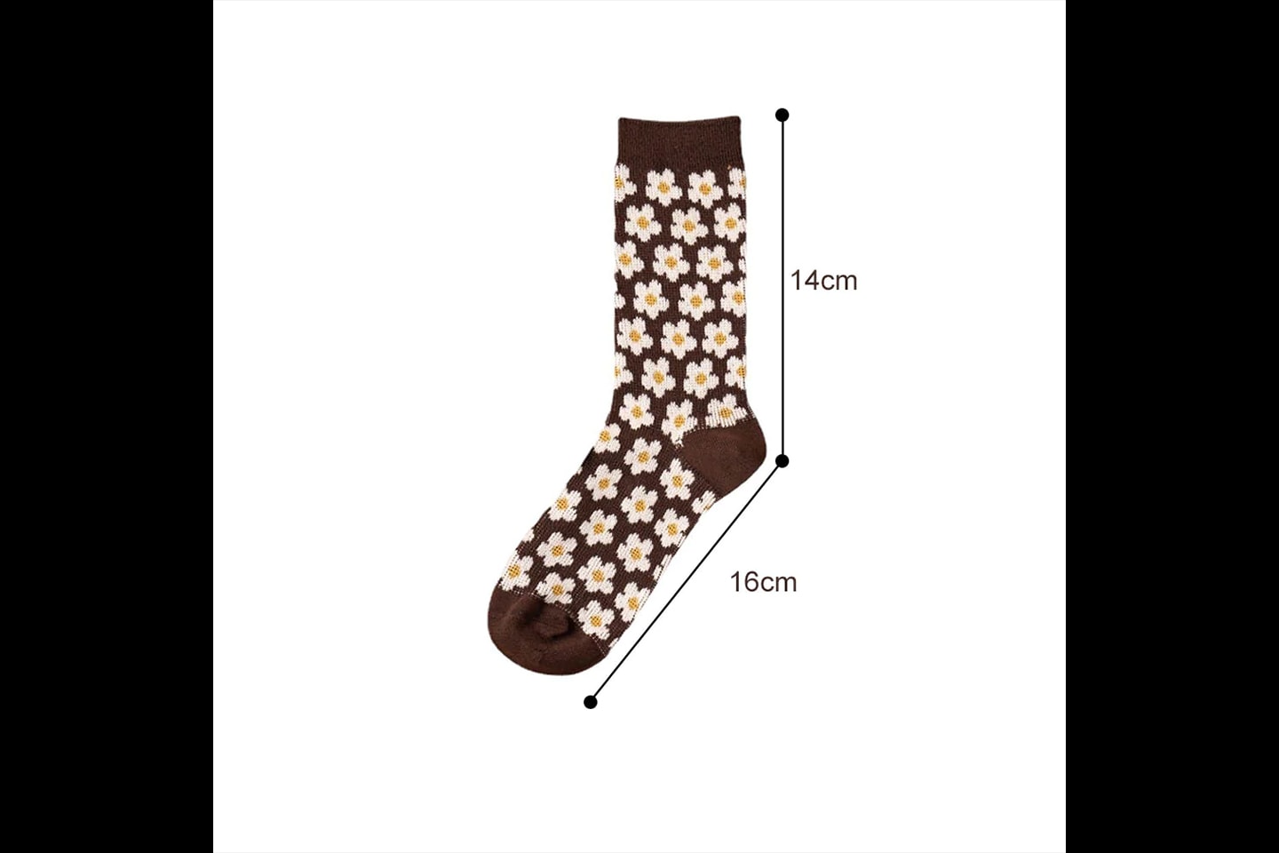 Varme sokker i retrostil 6 par (9 av 16)