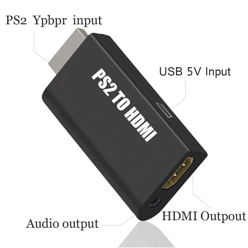 PS2 till HDMI Adapter med 3.5mm ljudutgång för HDTV/HDMI skärmar (9 av 15)