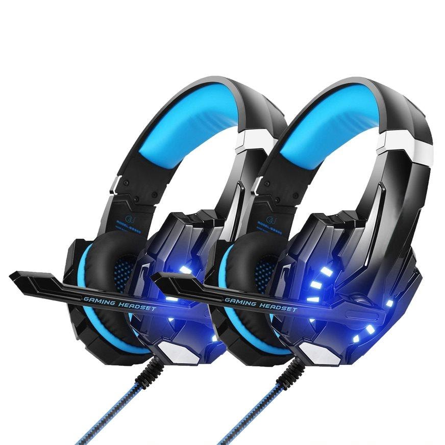 2 Pack Gaming headset hörlurar C4U® G9000 för PS5 - PS4 - Pro (1 av 9)