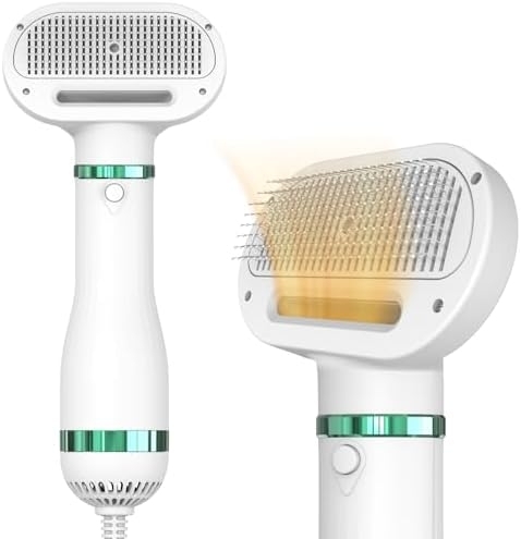 Product Image for Djurhårtork 2 med Slicker Brush Grooming för katt och hund