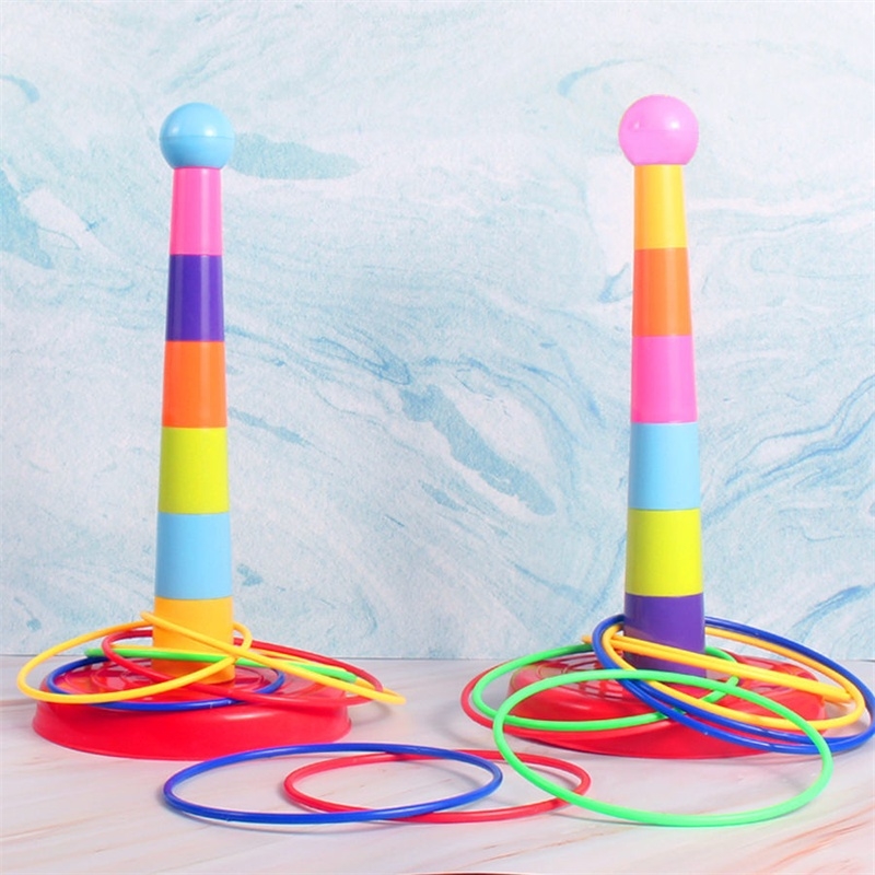 Product Image for Børn Kast Circle Game Ferrule Stablet Legetøj Sjovt Indendørs Udendørs Forælder-Barn Interaktive Circle Layers Tidlig uddannelse gave