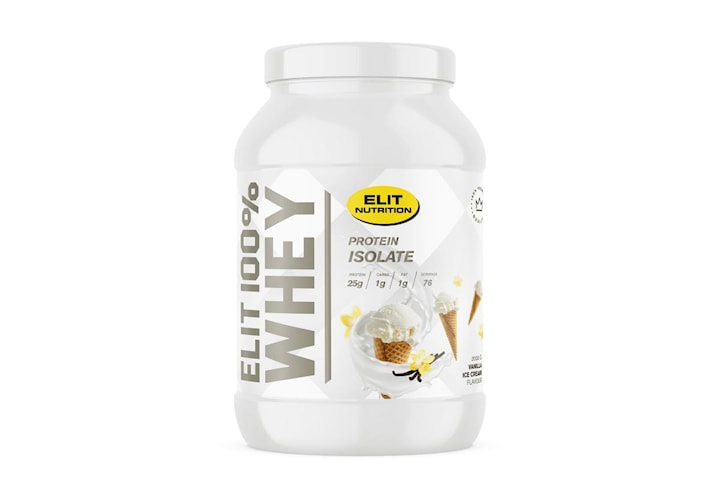 Elit Nutrition 100% Whey Isolate Vanilla Ice Cream 900 gram