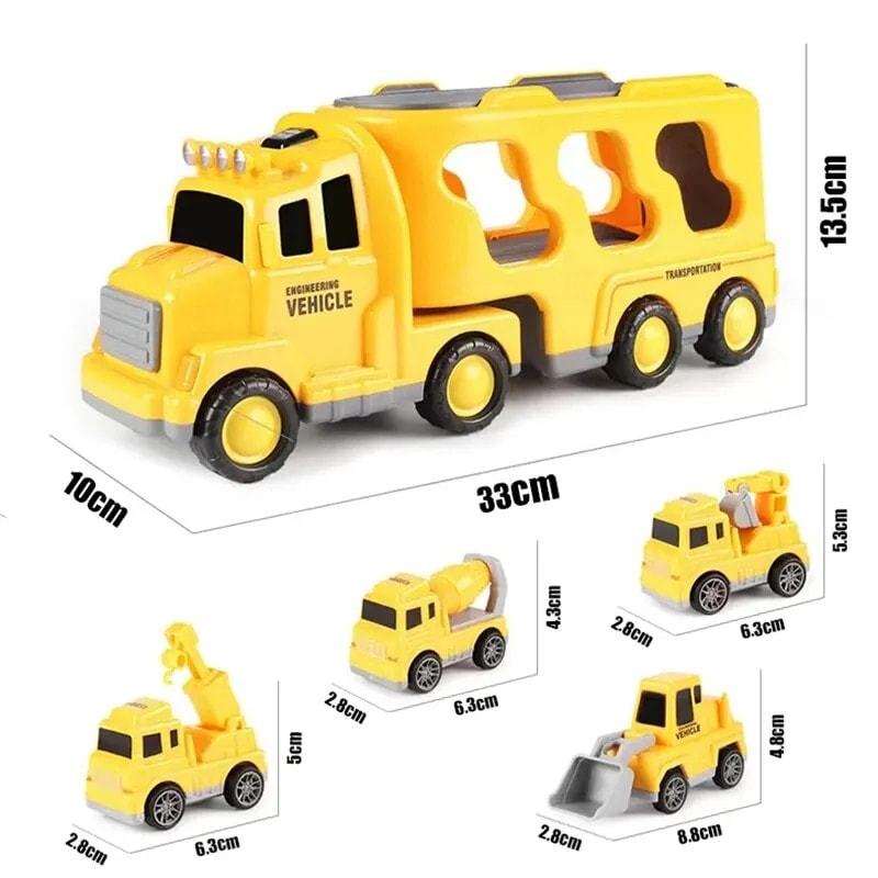 5-i-1 leksaksset med polis och brandbilar (6 av 20)