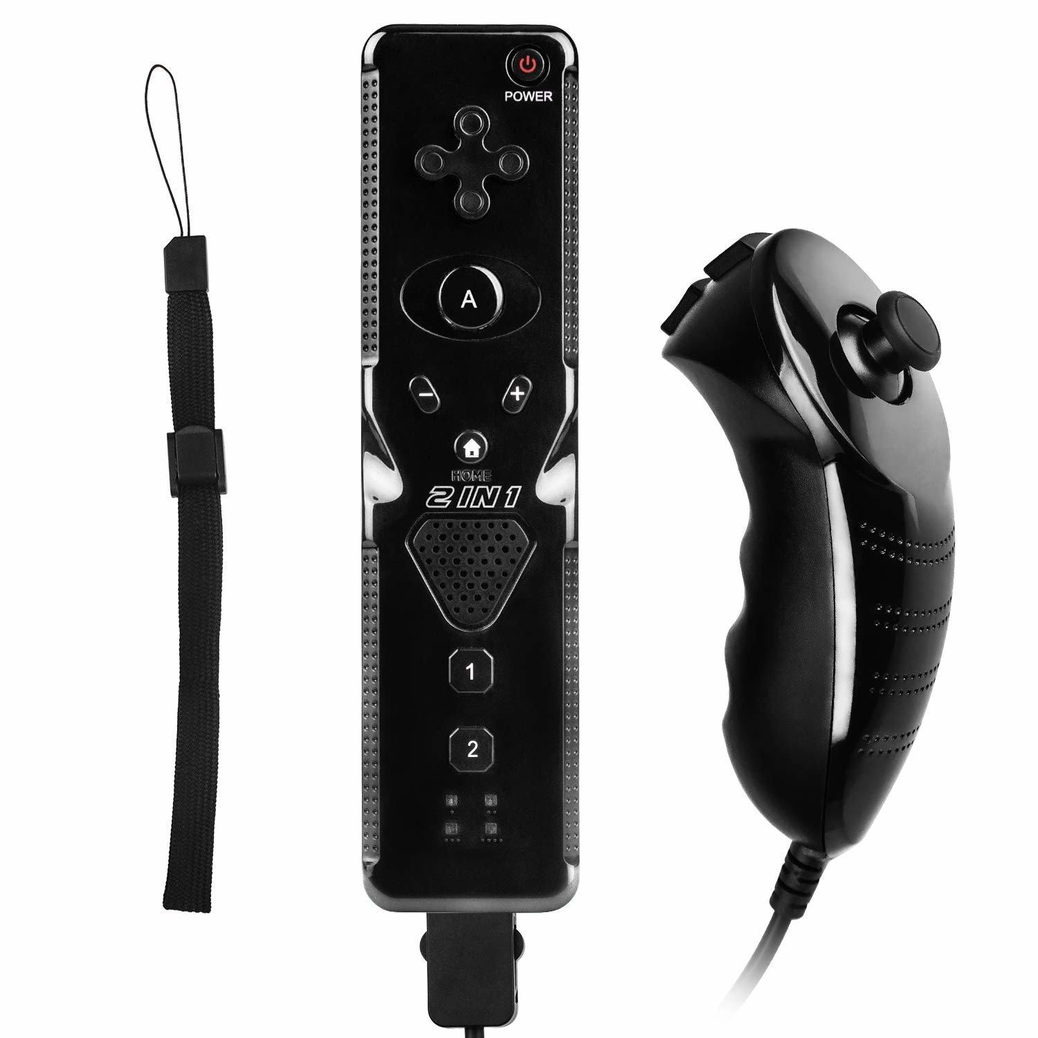 Wii Remote Plus och Nunchuk controller 6-axis (1 av 15)