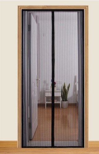 Myggnät för dörr med magnetstängning. 210cm x 100cm (4 av 6)