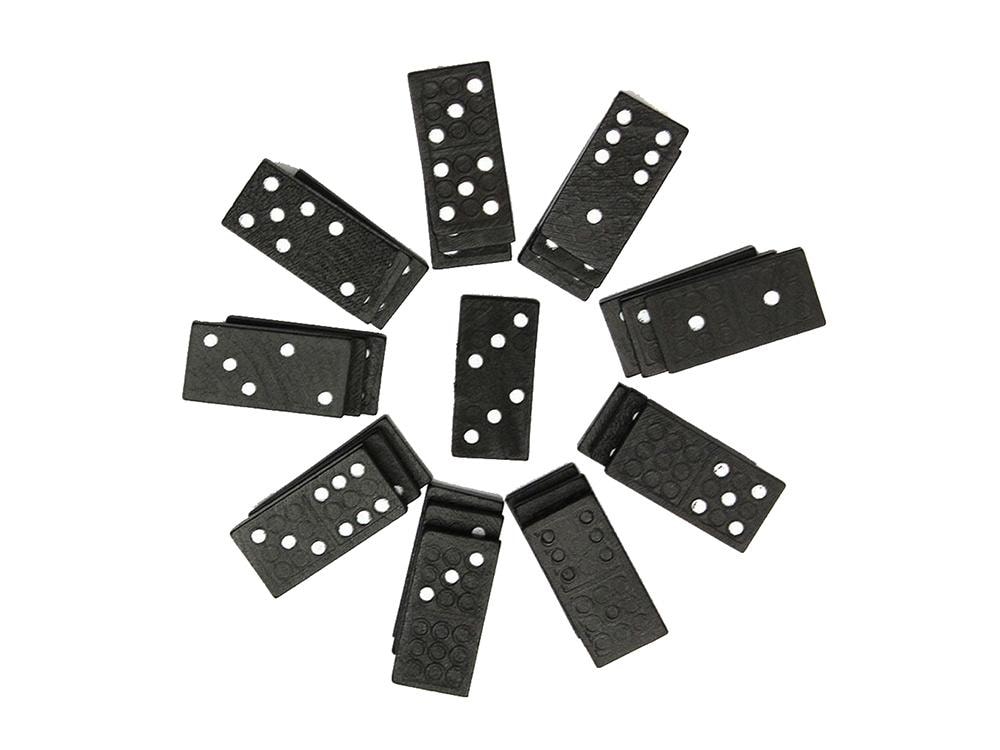 Trä dominospel i en låda 28 bitar (4 av 6)