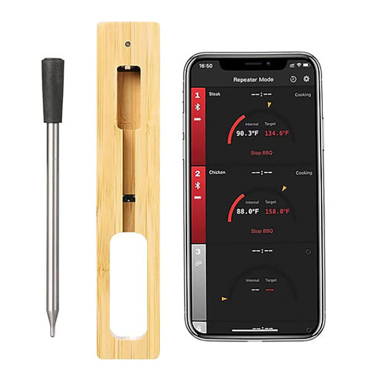 Trådløst steketermometer for matlaging med Bluetooth