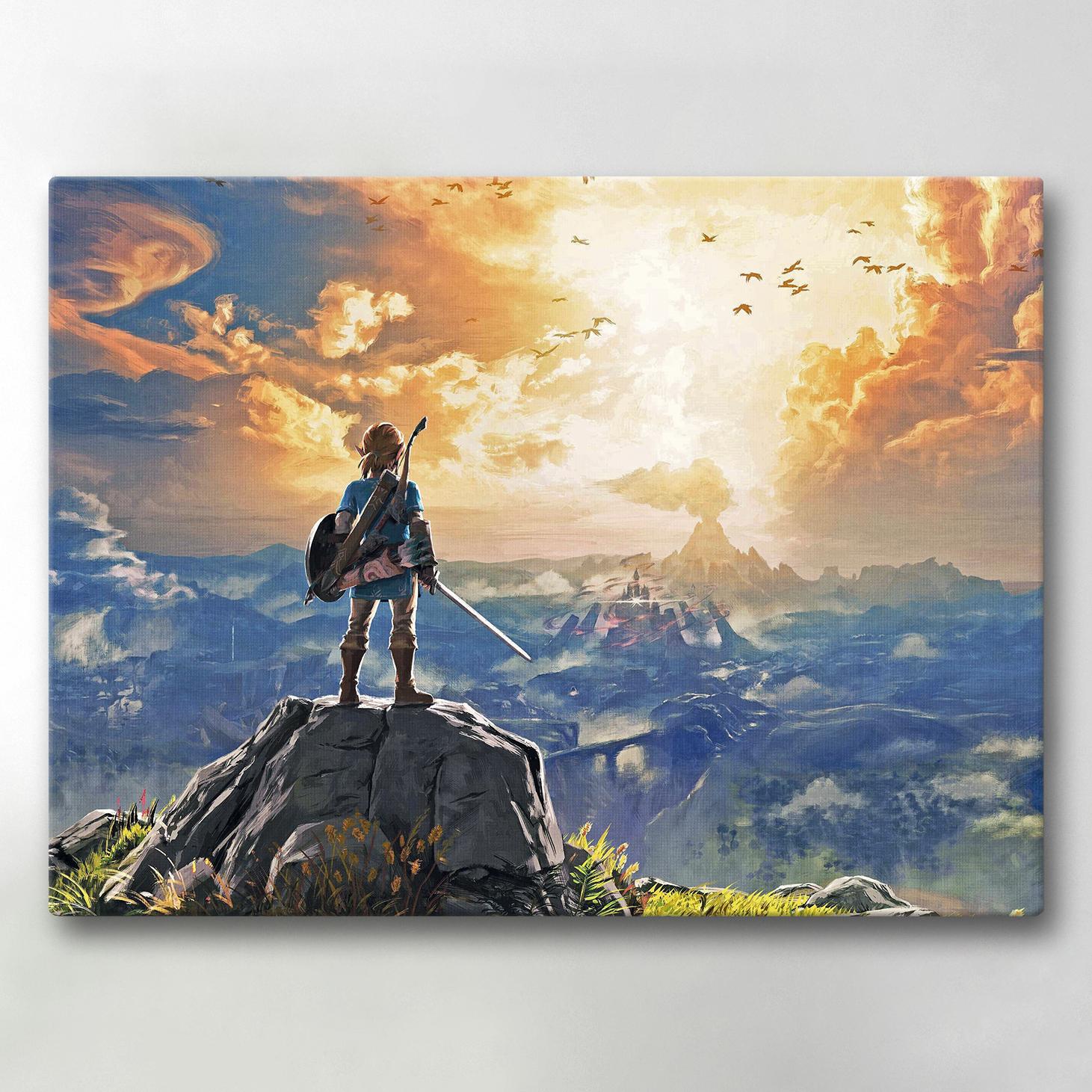Canvastavle Legend of Zelda 40x30 cm
