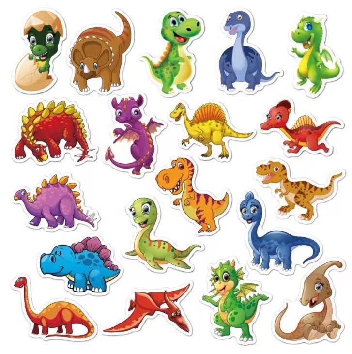 50st Klistermärken - Dinosaurie  (2 av 5)