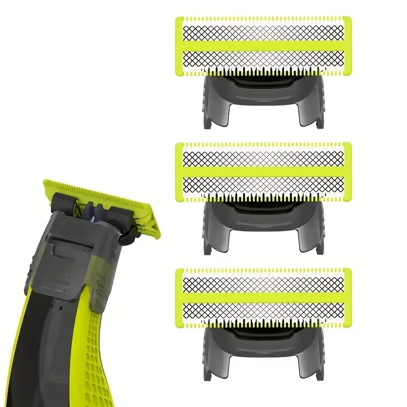 Product Image for 3-pack rakblad kompatibel med Philips Oneblade Ersättningsblad T blade