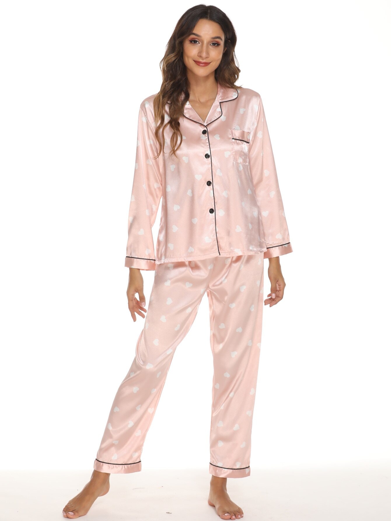 Pyjamassett med skjorte og bukse (5 av 23)