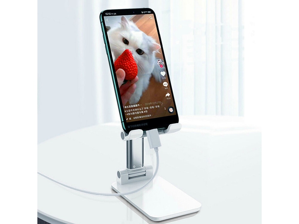 Telefonställ -  iPadhållare - Vikbar - Upp till 10 tum (2 av 6)