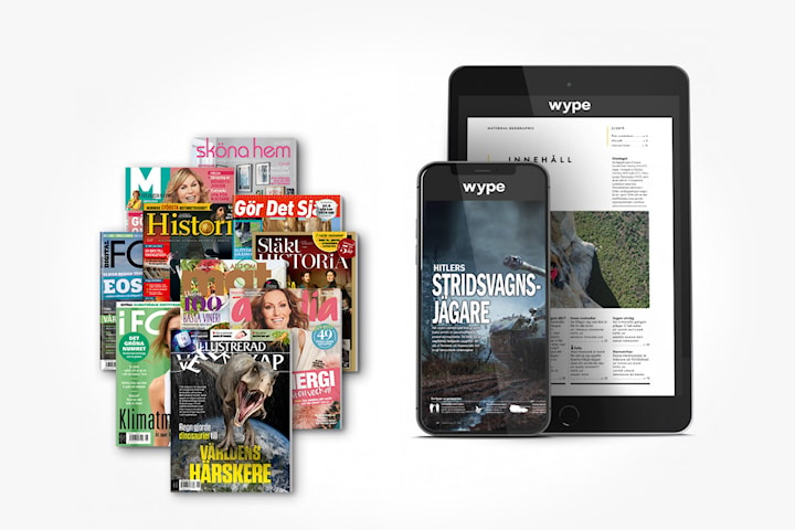 Prova Wype gratis i 2 månader: magasin online