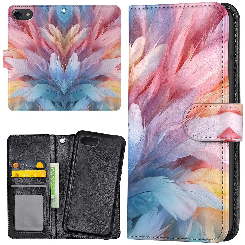 Lommebok Deksel Feathers for iPhone 16e