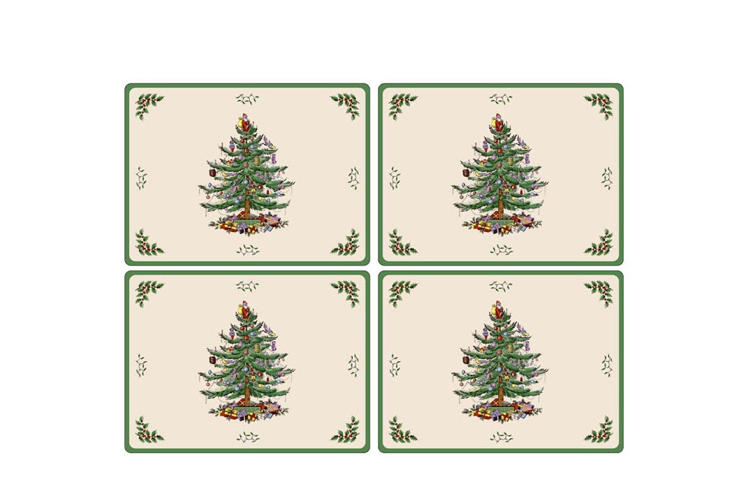 Spode Christmas Tree bordsunderlägg 4-pack (1 av 6)
