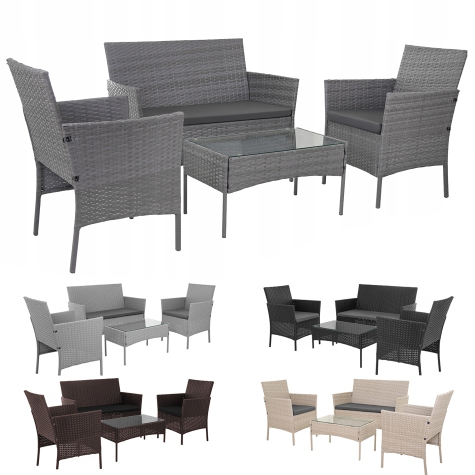 Loungeset för balkong och trädgård