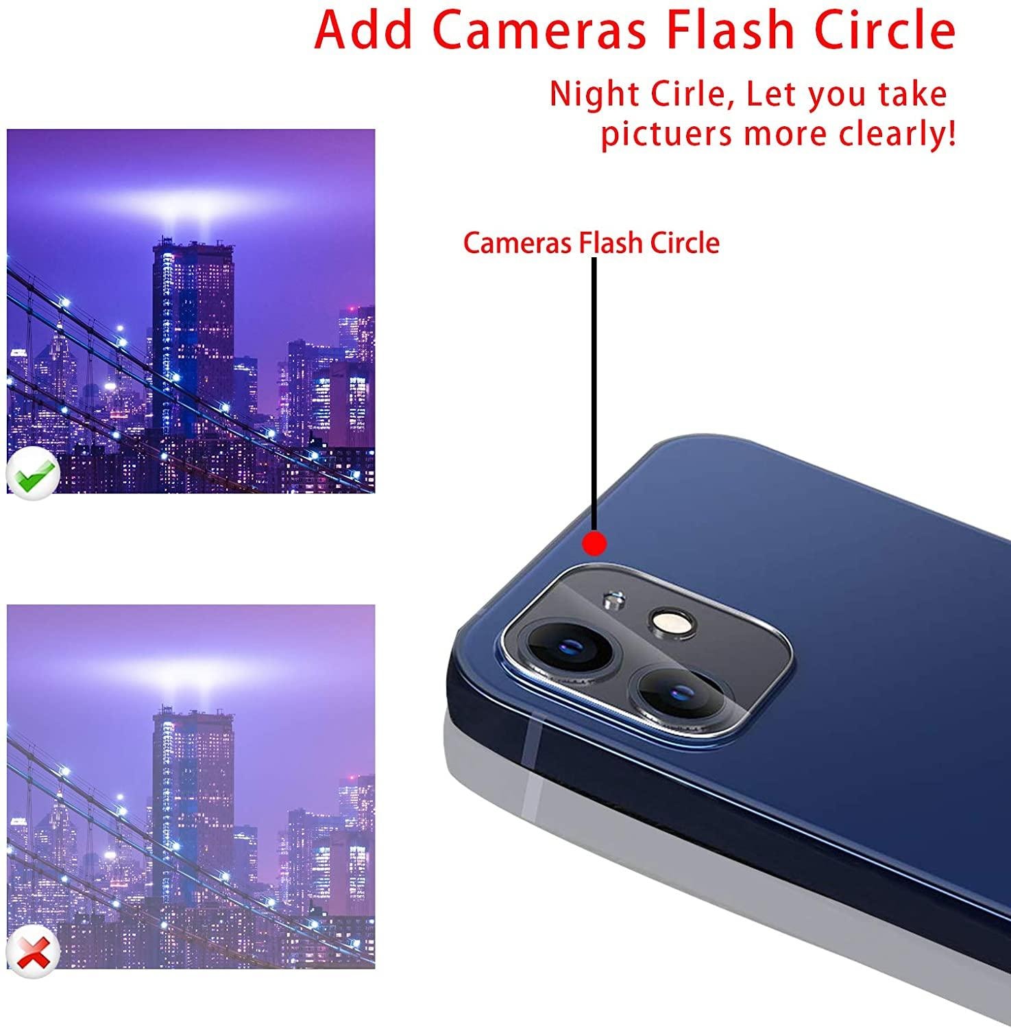 6-pack iPhone 12 Pro Stark Härdat Glas Skärmskydd + linsskydd (3 av 6)