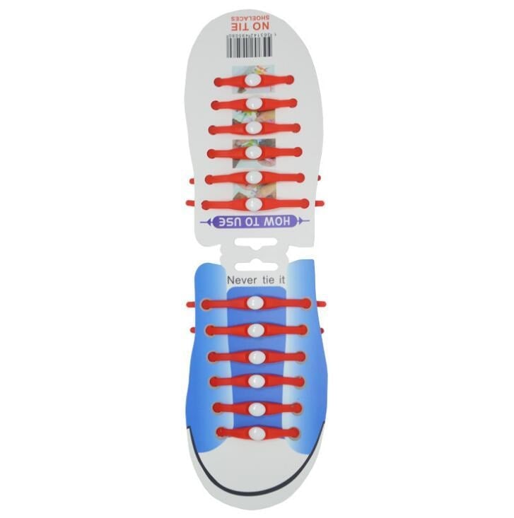 Smart sko snøring i silikon 2-pack (7 av 10)
