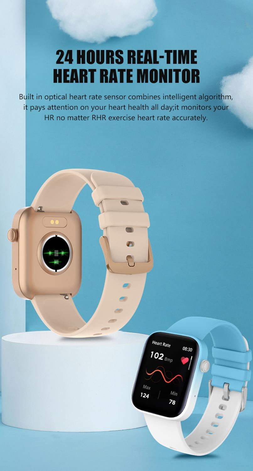 Stilfull 1,8-tums Smartwatch med Avancerade Funktioner (4 av 15)