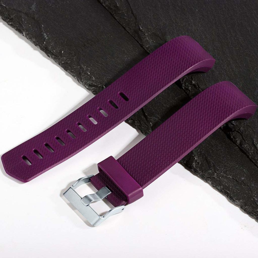 Fitbit Charge 2 armband 3-pack Svart/Blå/Lila (S) (14 av 18)