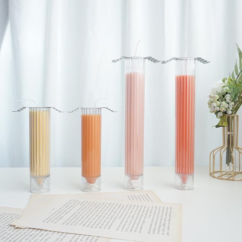 DIY - Candle molds - lång stång - Gjutform - Ljusform (2 av 5)
