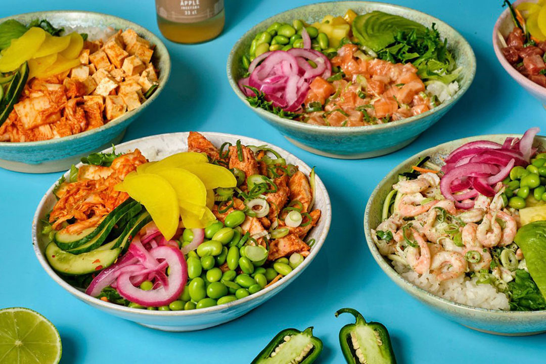 Poké Bowl, Sallad eller Steambun vid Kungsportsplatsen och Teatergatan