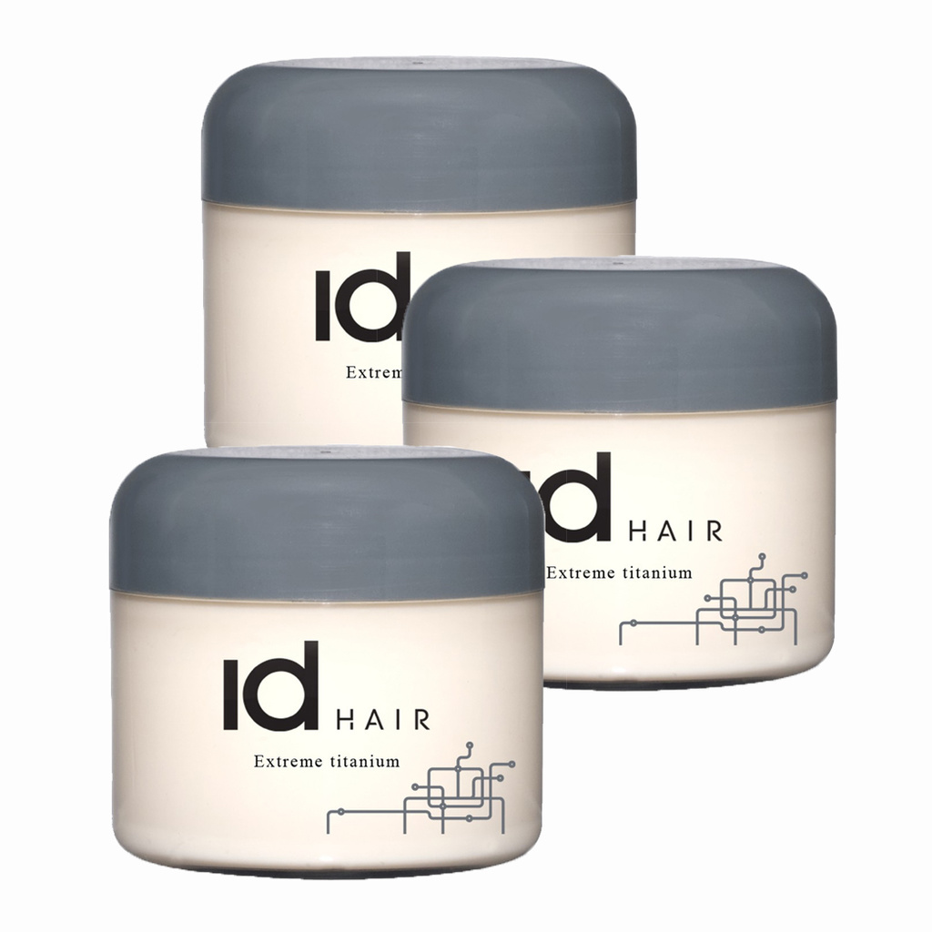 Product Image for 3-pack ID Hair Extreme Titanium Wax 100ml