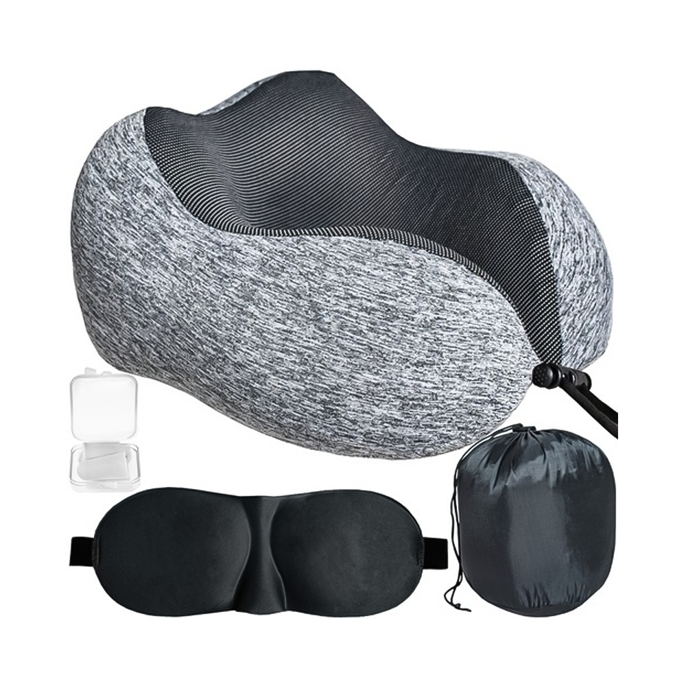 Product Image for Reise-kit 3 i 1 med memory foam nakkepute og sovemaske