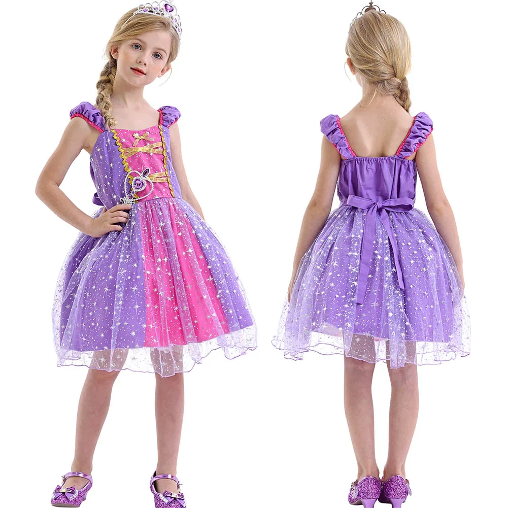 Glittrande prinsessklänning barn (2 av 9) (3 av 9)